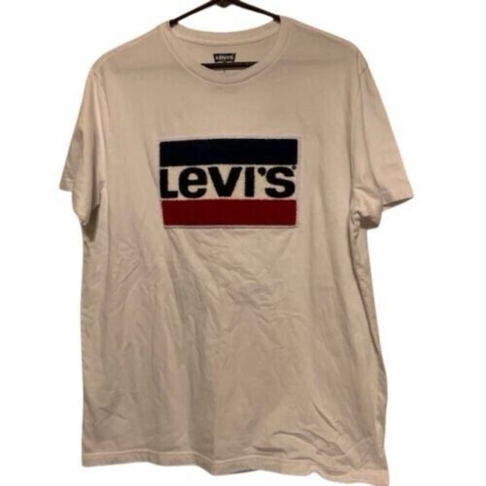 LEVI'S SIZE LARGE T-SHIRT SEWN ON DECAL